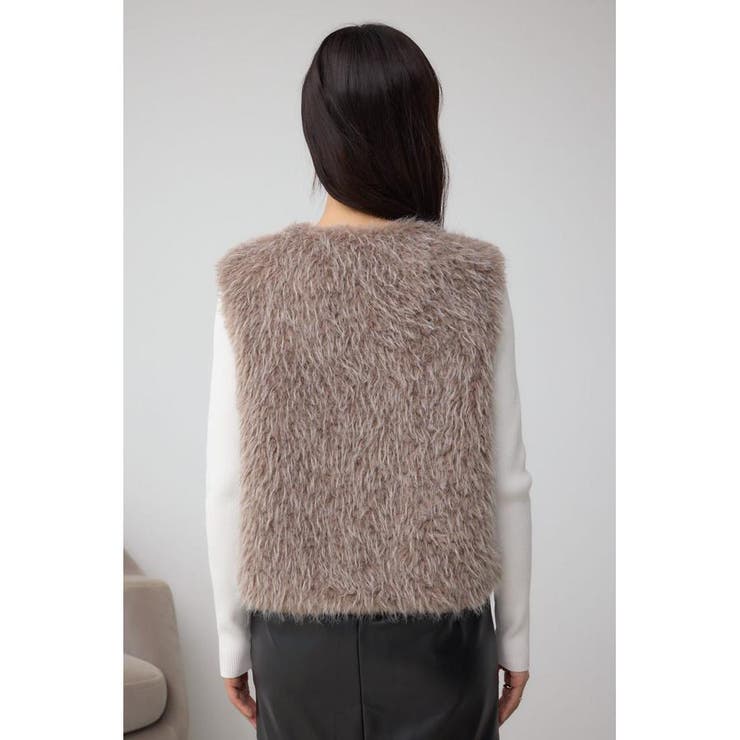 フェイクファ-ベスト | AZUL BY MOUSSY | 詳細画像18 