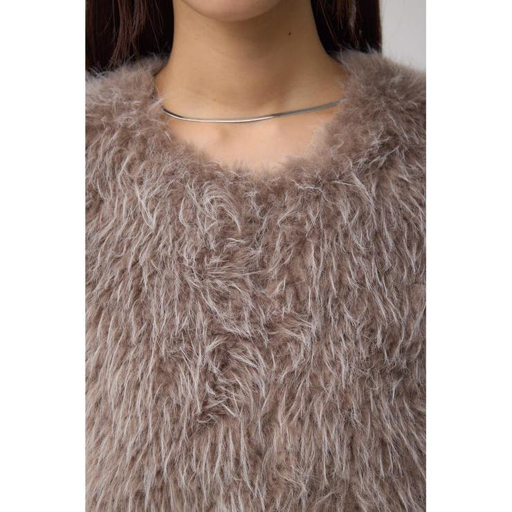 フェイクファ-ベスト | AZUL BY MOUSSY | 詳細画像19 