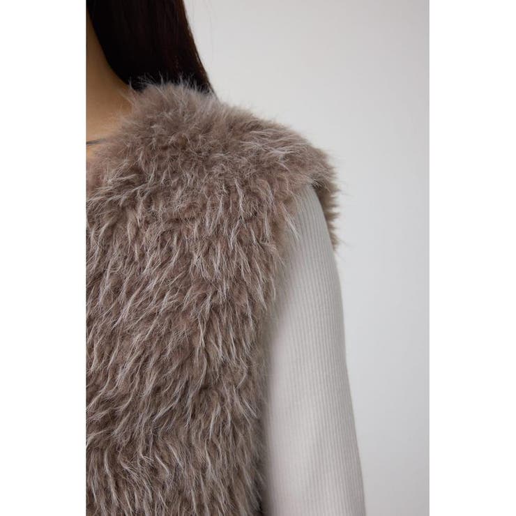 フェイクファ-ベスト | AZUL BY MOUSSY | 詳細画像20 