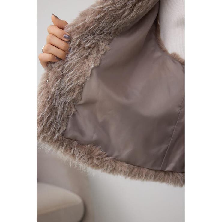 フェイクファ-ベスト | AZUL BY MOUSSY | 詳細画像24 