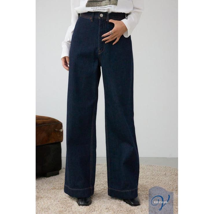 One Wash1 | AZUL DENIM VENUSワイドデニム | AZUL BY MOUSSY