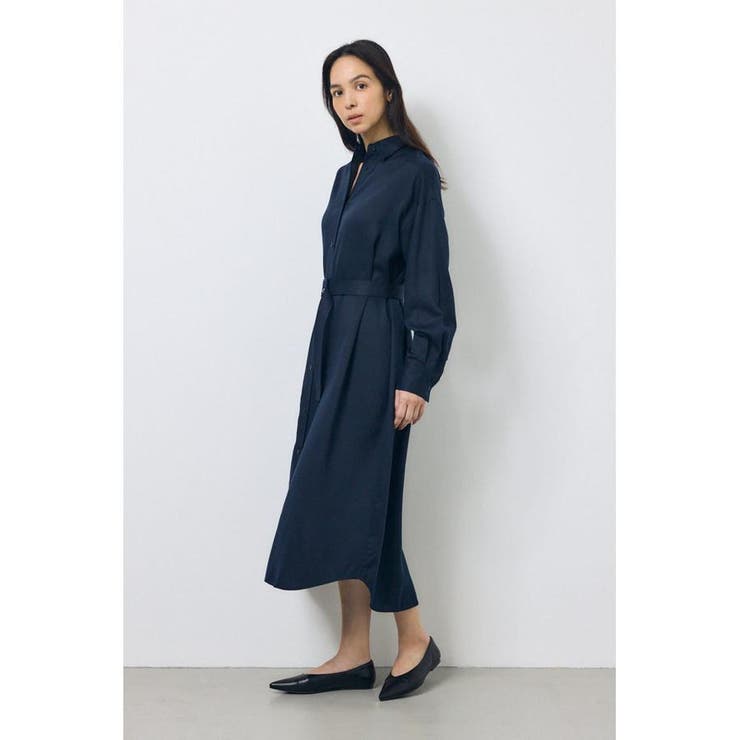 セルロースロングシャツワンピース | AZUL BY MOUSSY | 詳細画像2 