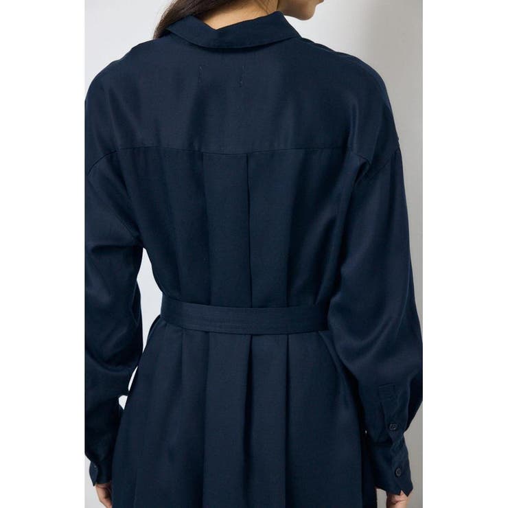 セルロースロングシャツワンピース | AZUL BY MOUSSY | 詳細画像7 