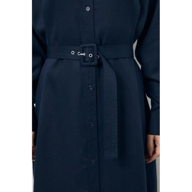 セルロースロングシャツワンピース | AZUL BY MOUSSY | 詳細画像8 