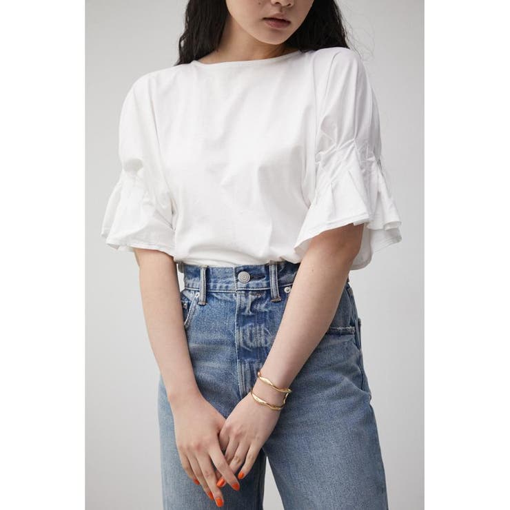 TUCK HALF SLEEVE CUT TOPS[品番：AZLW0020821]｜AZUL BY MOUSSY