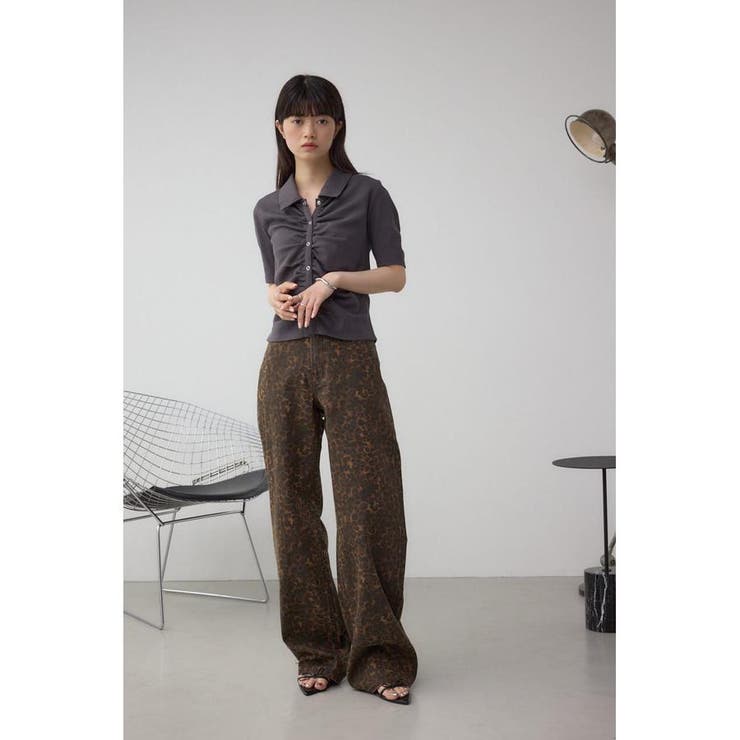 フロントギャザーポロトップス | AZUL BY MOUSSY | 詳細画像24 