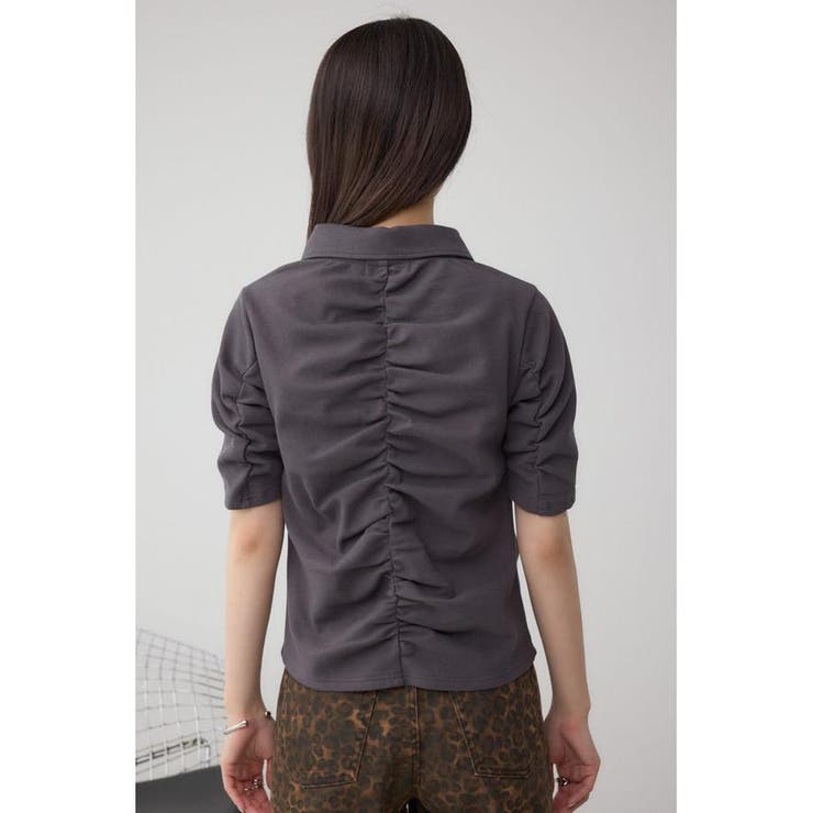 フロントギャザーポロトップス | AZUL BY MOUSSY | 詳細画像27 