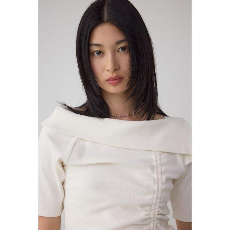 スクエアネックドロストカットトップス | AZUL BY MOUSSY | 詳細画像2 