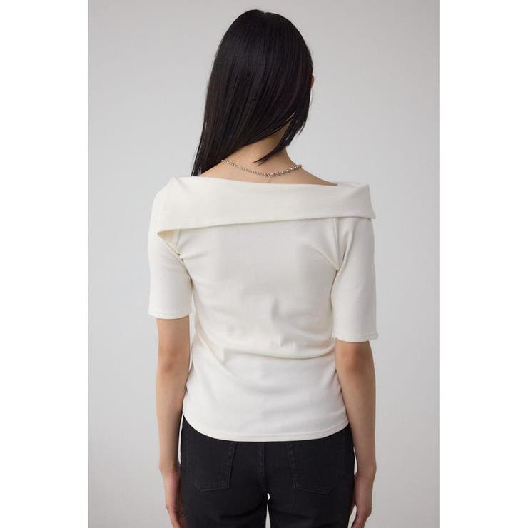 スクエアネックドロストカットトップス | AZUL BY MOUSSY | 詳細画像7 