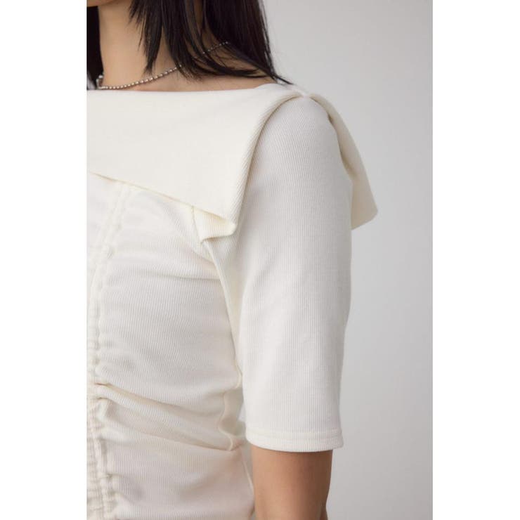 スクエアネックドロストカットトップス | AZUL BY MOUSSY | 詳細画像9 