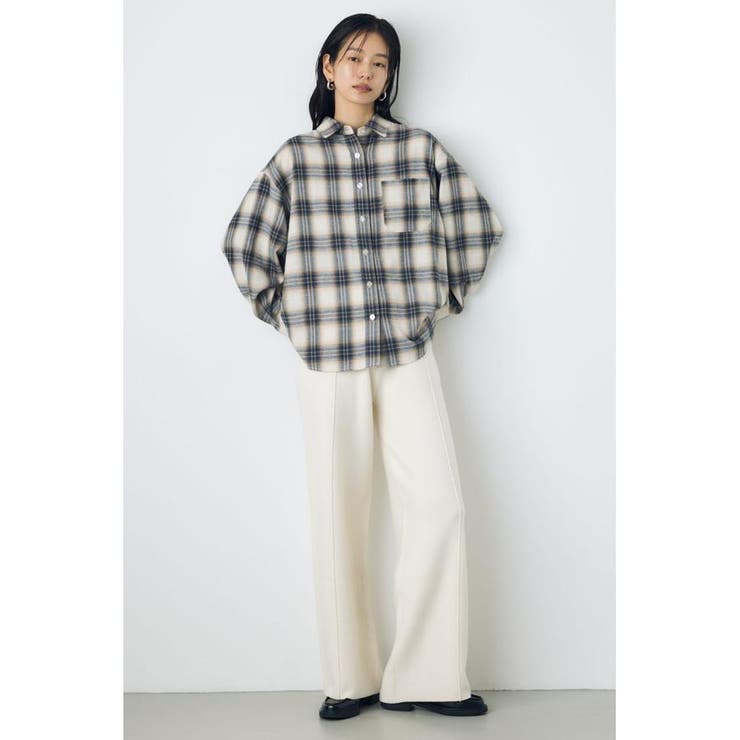 格上げニットワイドパンツ | AZUL BY MOUSSY | 詳細画像8 