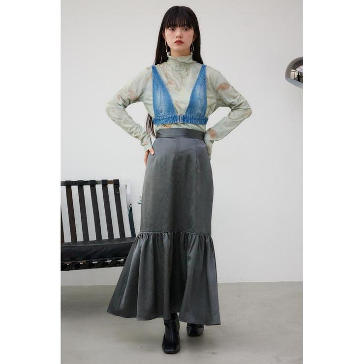 メタリックスカート | AZUL BY MOUSSY | 詳細画像4 