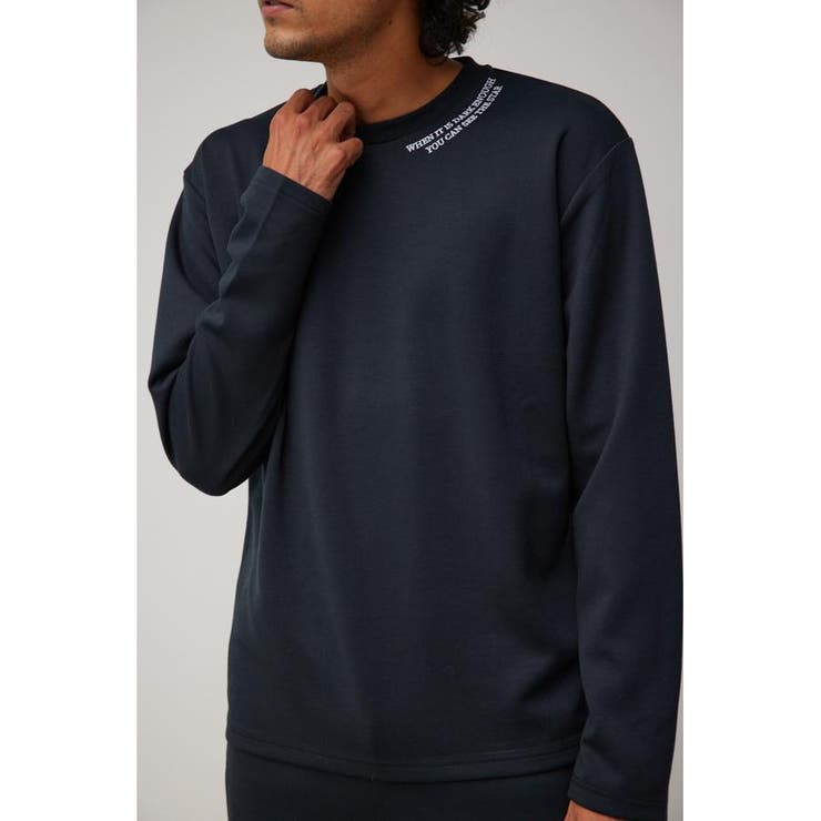 BLK | B-HEATネック刺繍長袖Tシャツ | AZUL BY MOUSSY