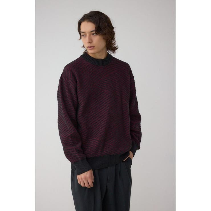 ジグトーンジャガードニット | AZUL BY MOUSSY | 詳細画像25 