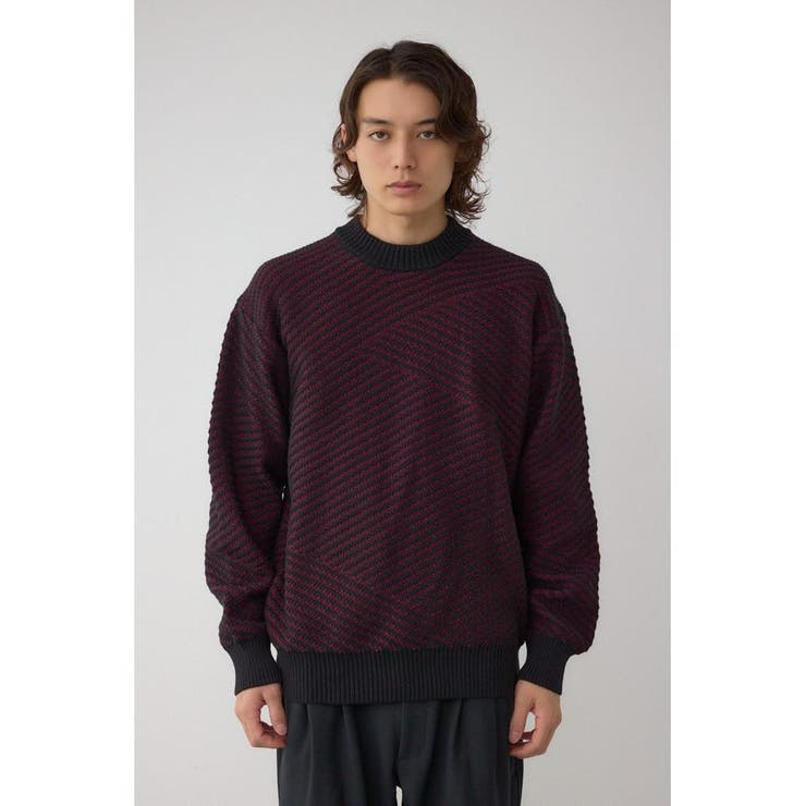 ジグトーンジャガードニット | AZUL BY MOUSSY | 詳細画像27 