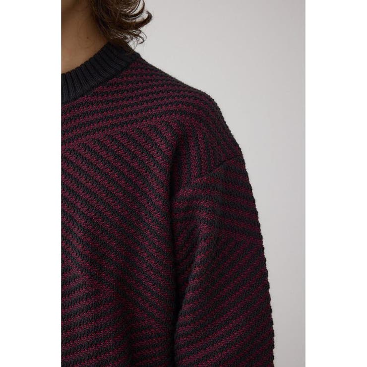 ジグトーンジャガードニット | AZUL BY MOUSSY | 詳細画像31 