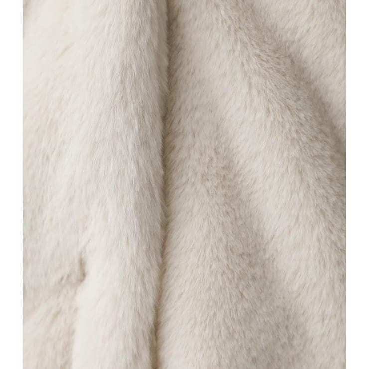 FLUFFY HOODIE SHORT COAT | AZUL BY MOUSSY | 詳細画像10 