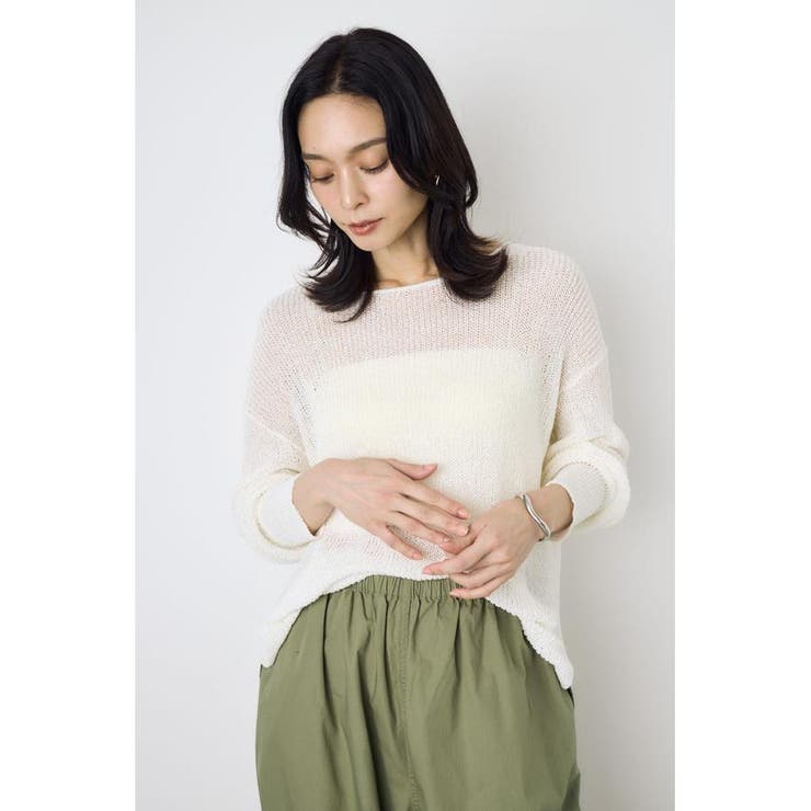 ドライタッチニット | AZUL BY MOUSSY | 詳細画像2 