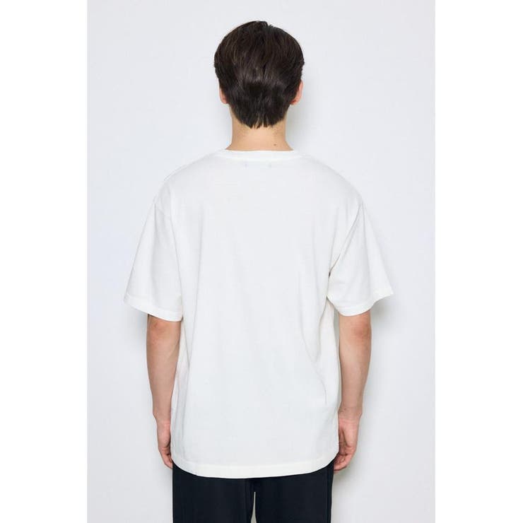 引き揃え天竺Didn't care Tシャツ | AZUL BY MOUSSY | 詳細画像7 
