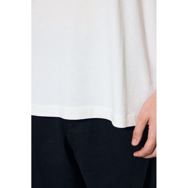 引き揃え天竺Didn't care Tシャツ | AZUL BY MOUSSY | 詳細画像10 