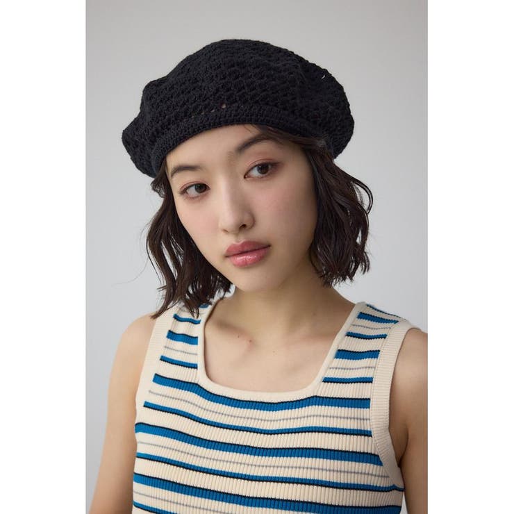 BLK | カギアミニットベレー | AZUL BY MOUSSY