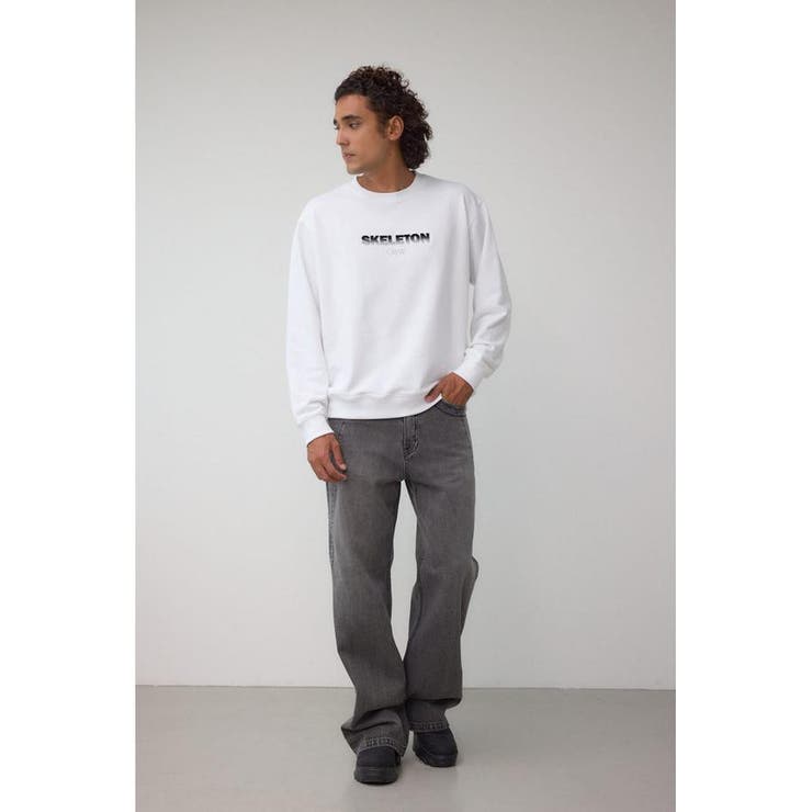 ブラシ刺繍スウェットトップス | AZUL BY MOUSSY | 詳細画像4 