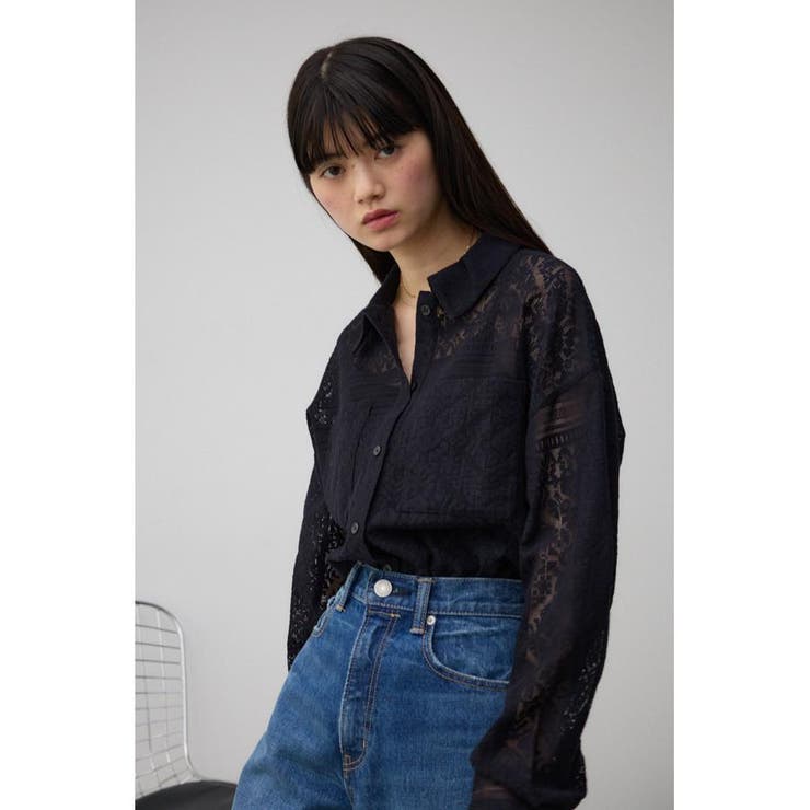 コットンレースシャツ | AZUL BY MOUSSY | 詳細画像13 