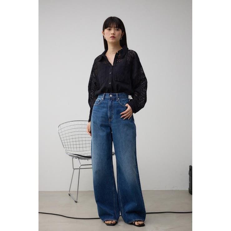 コットンレースシャツ | AZUL BY MOUSSY | 詳細画像14 