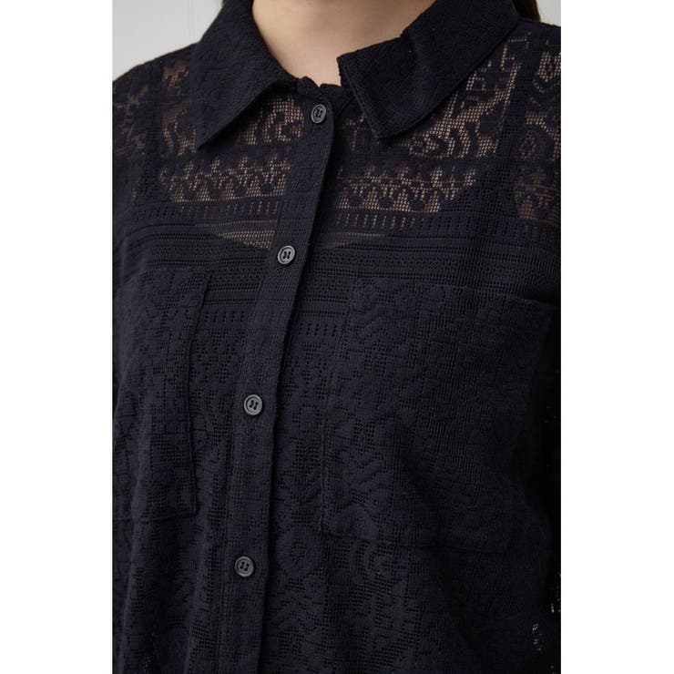 コットンレースシャツ | AZUL BY MOUSSY | 詳細画像18 