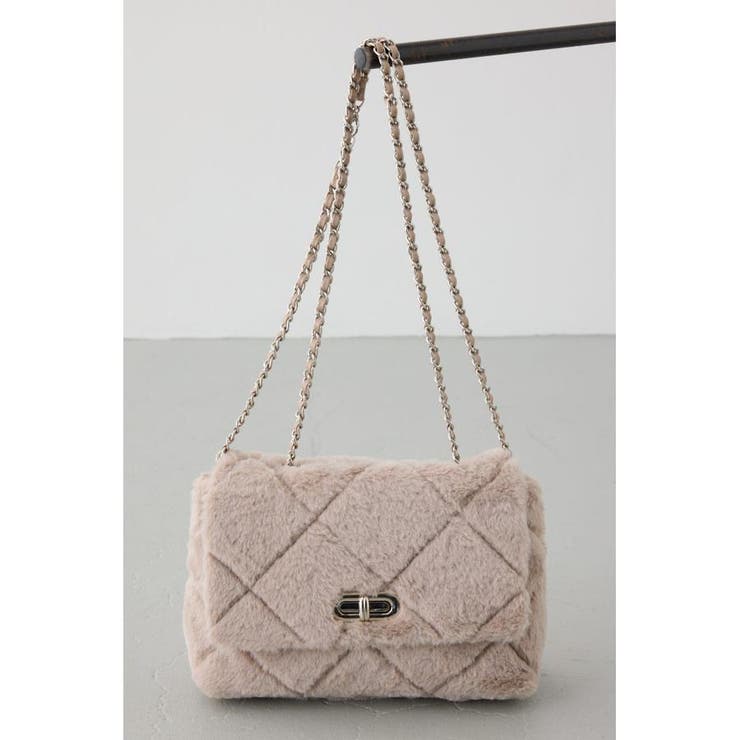 BEG | キルティングデザインフラップファーバッグ | AZUL BY MOUSSY