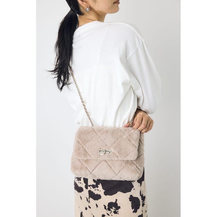 キルティングデザインフラップファーバッグ | AZUL BY MOUSSY | 詳細画像35 