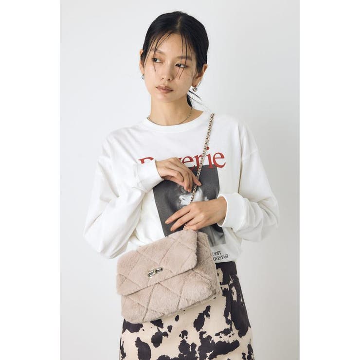 キルティングデザインフラップファーバッグ | AZUL BY MOUSSY | 詳細画像36 