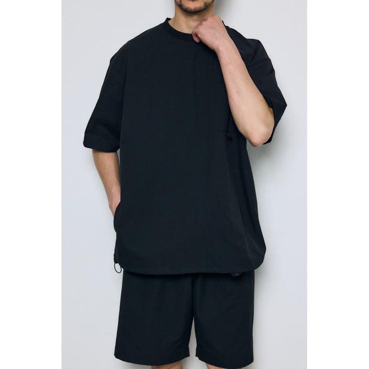 BLK | マットスムースオーバーサイズトップス | AZUL BY MOUSSY