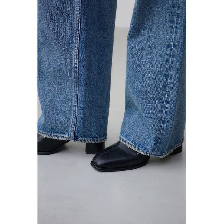 AZUL DENIM ダメージワイドデニム[品番：AZLW0023190]｜AZUL BY MOUSSY 