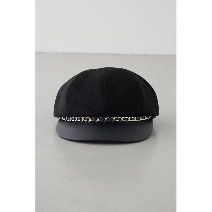 フェイクレザーチェーンキャスケット | AZUL BY MOUSSY | 詳細画像5 