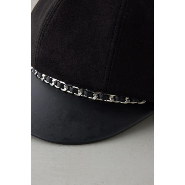 フェイクレザーチェーンキャスケット | AZUL BY MOUSSY | 詳細画像7 