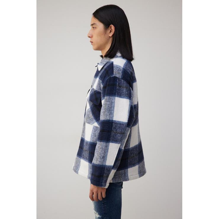 シャギーチェック中綿シャウター[品番：AZLW0021475]｜AZUL BY MOUSSY