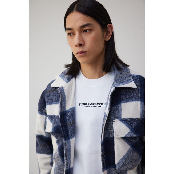 シャギーチェック中綿シャウター[品番：AZLW0021475]｜AZUL BY MOUSSY