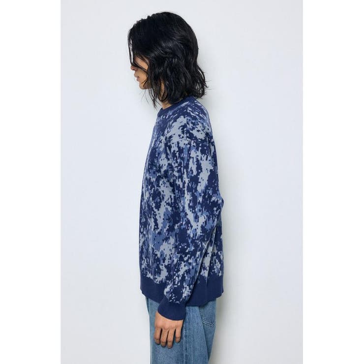 総柄ニットトップス | AZUL BY MOUSSY | 詳細画像17 