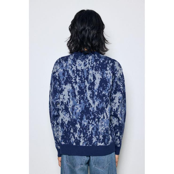総柄ニットトップス | AZUL BY MOUSSY | 詳細画像18 