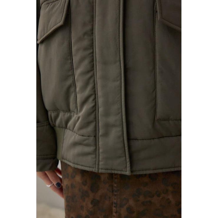 襟リブ中綿ポケットブルゾン | AZUL BY MOUSSY | 詳細画像37 