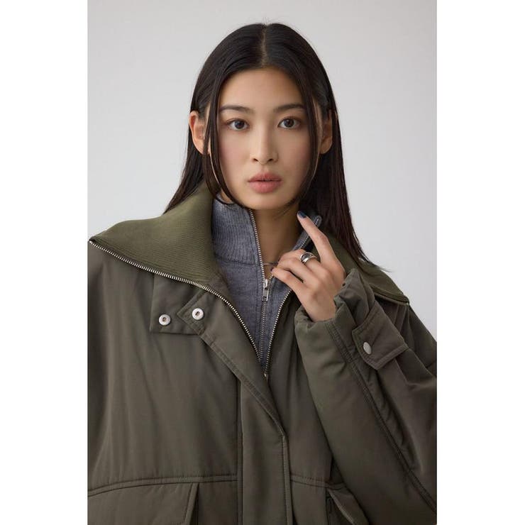 襟リブ中綿ポケットブルゾン | AZUL BY MOUSSY | 詳細画像28 