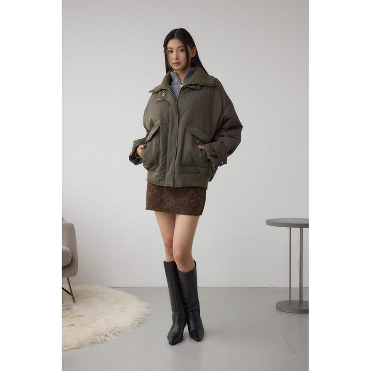 襟リブ中綿ポケットブルゾン | AZUL BY MOUSSY | 詳細画像30 