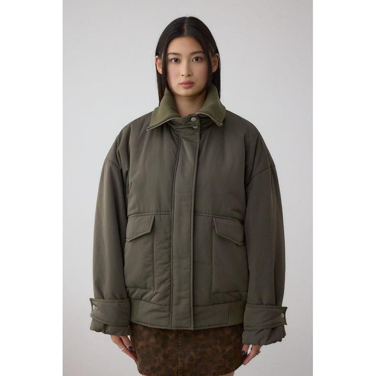 襟リブ中綿ポケットブルゾン | AZUL BY MOUSSY | 詳細画像31 