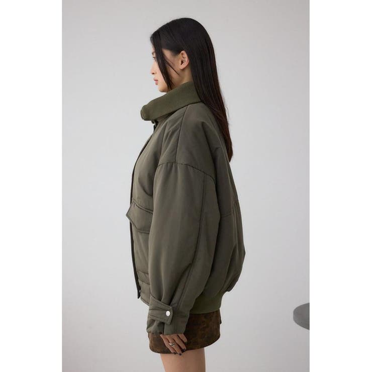 襟リブ中綿ポケットブルゾン | AZUL BY MOUSSY | 詳細画像32 