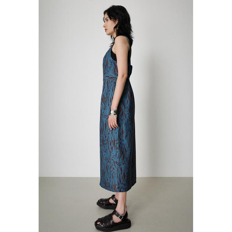 ZEBRA PATTERN SLIT ONEPIECE[品番：AZLW0019918]｜AZUL BY