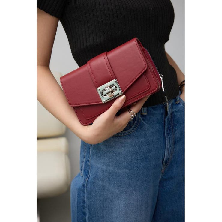 ターンロックフラップウォレットバッグ | AZUL BY MOUSSY | 詳細画像24 