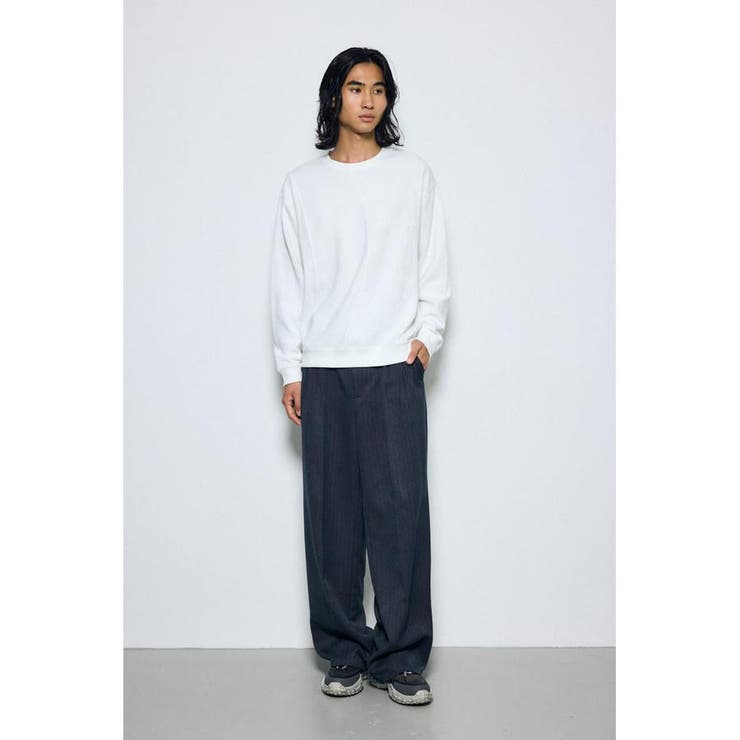 異素材切り替えトップス | AZUL BY MOUSSY | 詳細画像3 