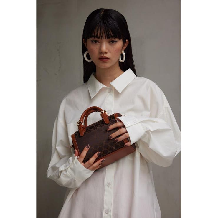 モノグラム柄ボストンバッグ モノグラム柄ボストンバッグ[品番：AZLW0021133]｜AZUL BY MOUSSY