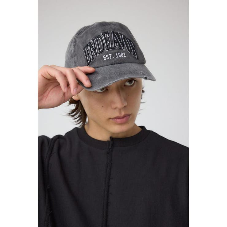 ピグメントダメージ3D刺繍キャップ | AZUL BY MOUSSY | 詳細画像2 